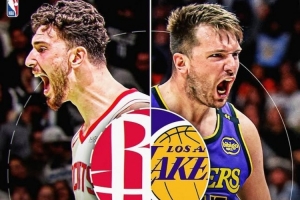 狂野西部焦点大战!NBA官方发布火湖大战海报:申京VS东契奇